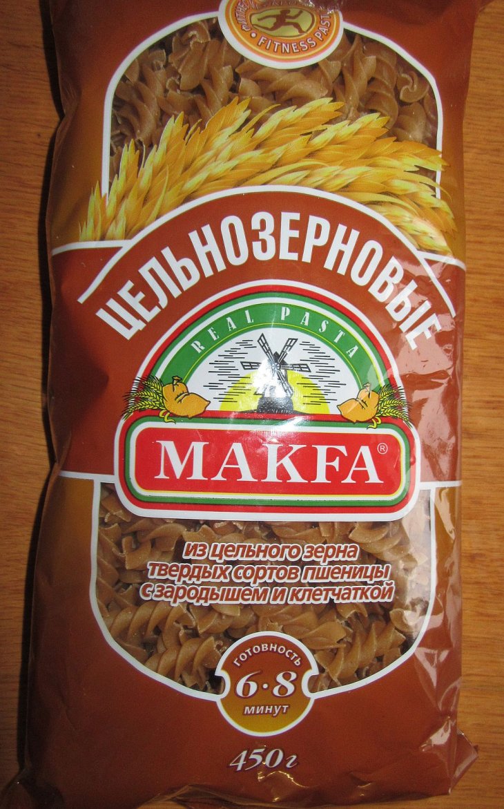 Цельнозерновые макароны марки и фото