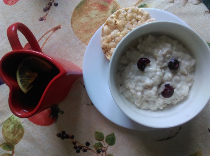 Овсяная каша на молоке и воде без масла