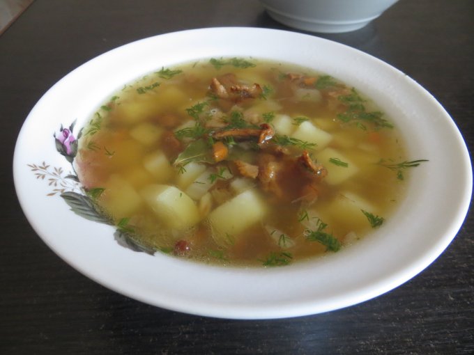 Калорийность и пищевая ценность Суп картофельный с грибами