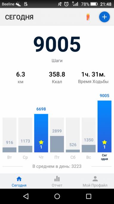 12000 шагов сколько