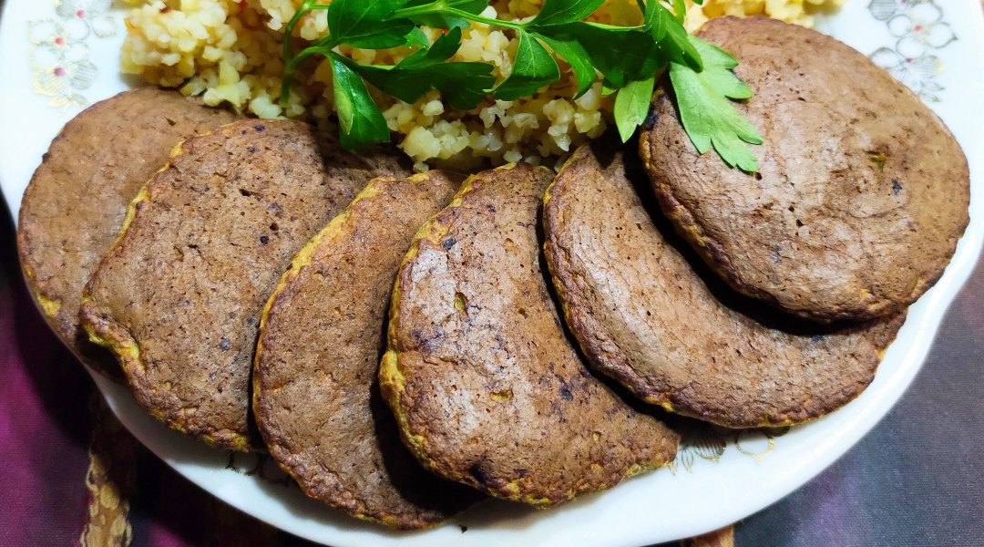 Шашлык из печени в сетке+ закусочные шампиньоны - пошаговый рецепт с фото