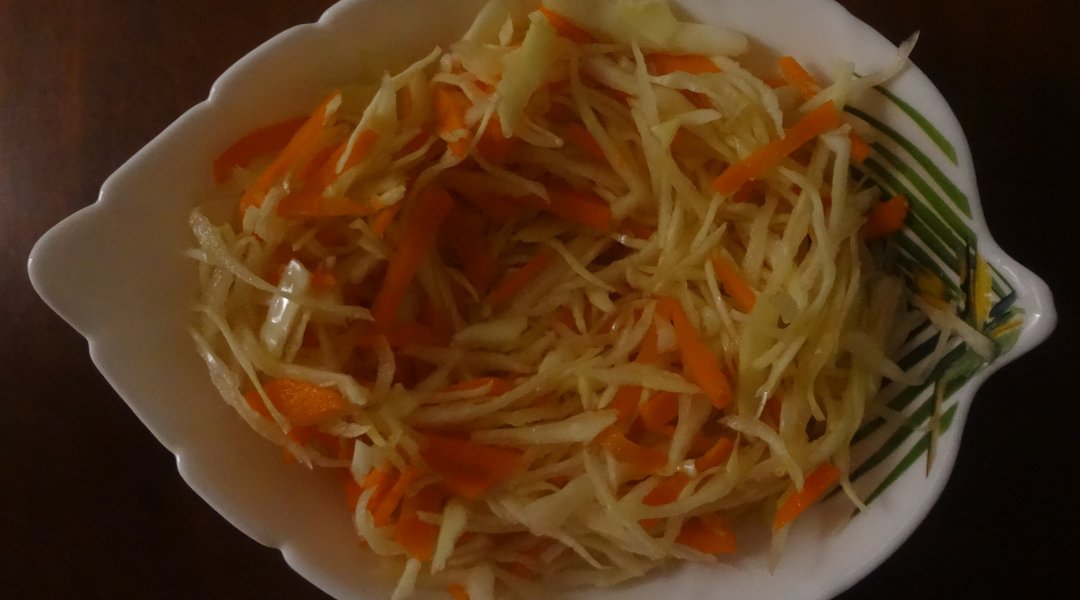Салат из капусты со свеклой и морковью, пошаговый рецепт с фото